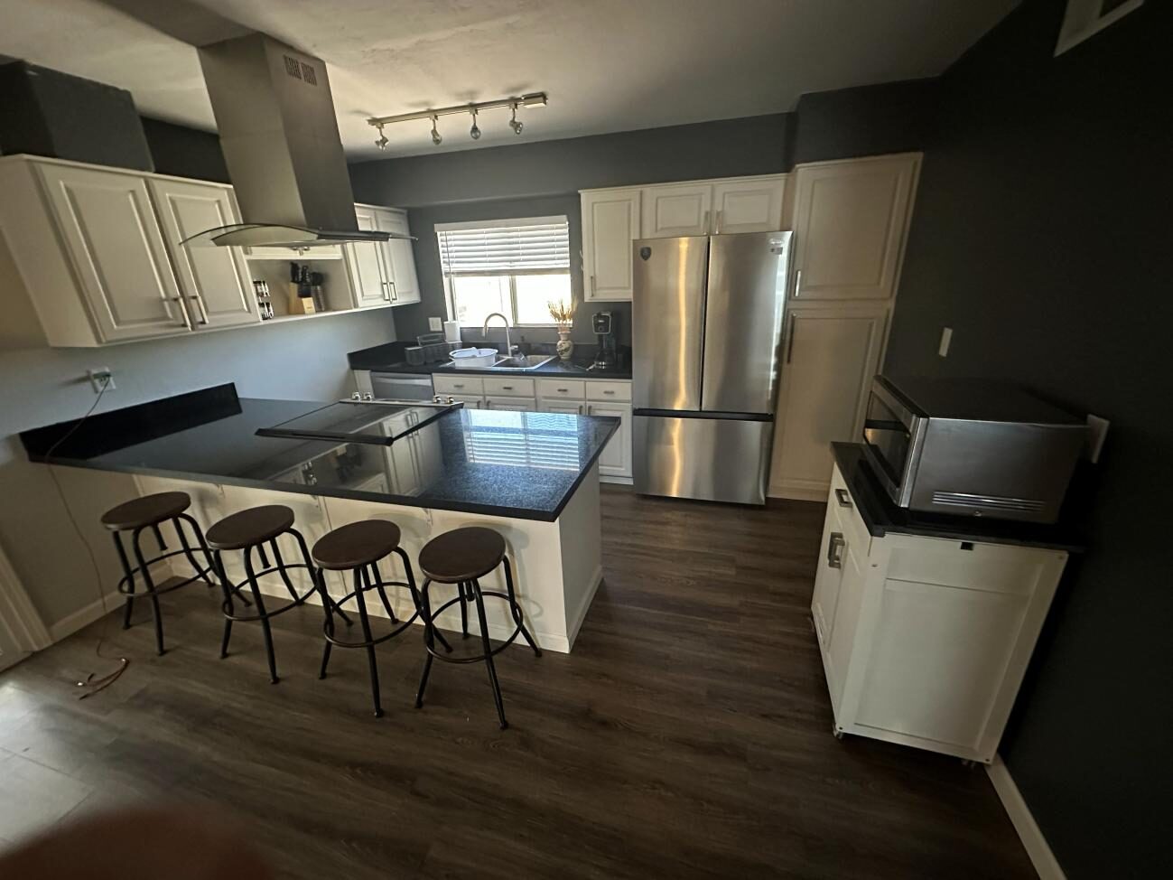 Kitchen island with seating